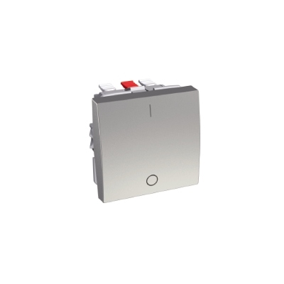 Interrupteur Bipolaire 16 A - Aluminium - Schneider Altira