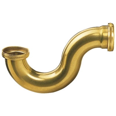 Siphon �vier / Baignoire - Tube Laiton - 1055 - Nicoll 0501001