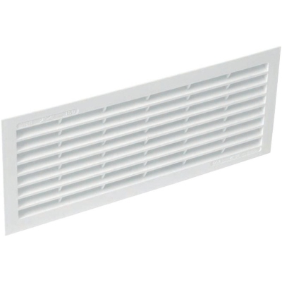 Grille d'a�ration - A visser ou � coller - Classique - Rectangulaire simple - Nicoll 1B111