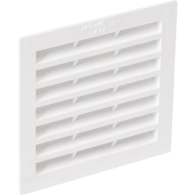 Grille d'aration - A visser ou  coller - Classique - Carre simple - Nicoll 1B64