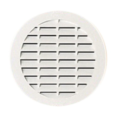 Grille d'a�ration ronde - A visser - Pour tube fibreciment - Nicoll 1BC135
