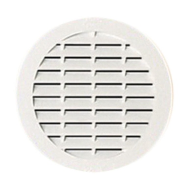 Grille d'aration ronde - A visser - Pour tube fibreciment - Nicoll 1BC135