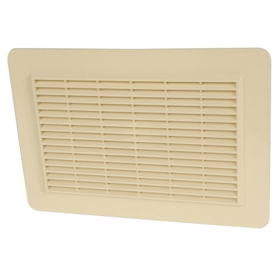 Grille d'a�ration - Sp�ciale fa�ade - Applique-  Rectangulaire - Horizontale - Sable - Nicoll 1GAPM2