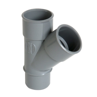 Embranchement Simple PVC - M�le / Femelle - 45� - Diam�tre 100/32mm - Nicoll BT84