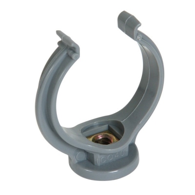 Collier lyre - Diam�tre 40 mm - Gris - Nicoll CO40