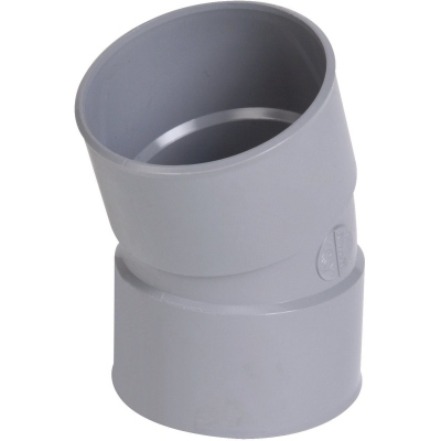 Coude PVC - Femelle / Femelle - 20� - Diam�tre 80 mm - Nicoll CR22