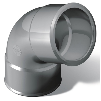 Coude PVC - Femelle / Femelle - 67�30 - Diam�tre 100 mm - Nicoll CT66
