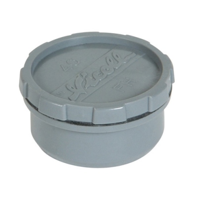 Tampon de visite PVC - Avec bouchon - M�le / Femelle - Diam�tre 40 mm - Nicoll FH