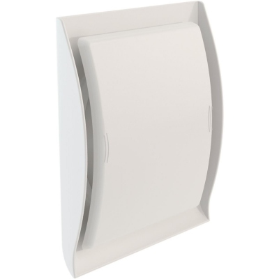 Grille DESIGN de ventilation - Diam�tre 125mm - Blanc - Pour appareil � gaz - Nicoll GDT125B