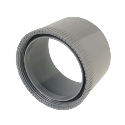 Manchette PVC adaptation � visser pour bouchon 100 mm - Femelle 100 mm- Nicoll