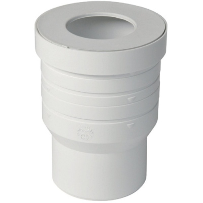 Manchette PVC avec joint - Pour WC - Diamtre 100 mm - Nicoll