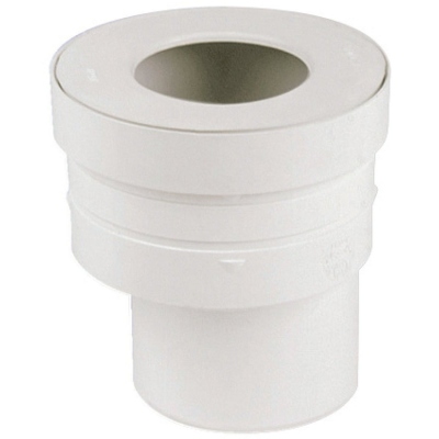 Pipe droite pour WC - Diamtre 93 mm - Excentre - Nicoll SRW3E