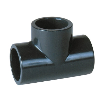 T� PVC Pression - Femelle / Femelle - 90� - Diam�tre 50 mm - Nicoll T50F