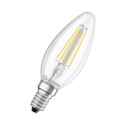 Ampoule  LED - Performance - E14 - 4W - 2700K - 470 Lm - CLB40 - Verre clair - Osram 069413