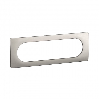 Plaque de finition - 6 � 8 Modules - Aluminium satin� - Legrand C�liane CP1711