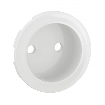 Enjoliveur - Pour prise 2P - A puits - Blanc - Legrand C�liane CB0110