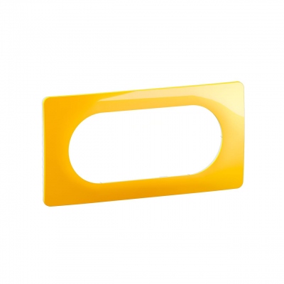 Plaque de finition - 4 � 5 Modules - Jaune safran - Legrand C�liane CP0408