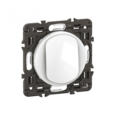 Va et vient - 10A - Pr�mont� - Lumineux - Blanc - Legrand C�liane CC1001