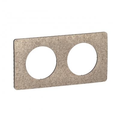 Plaque de finition - 2 Postes - Feutre - Legrand C�liane CP1502