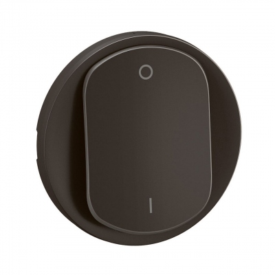 Enjoliveur - Pour interrupteur bipolaire - Noir - Legrand C�liane CN0020