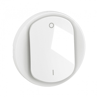 Enjoliveur - Pour interrupteur bipolaire - Blanc - Legrand C�liane CB0020