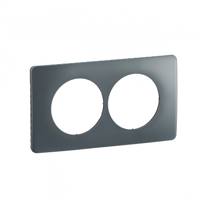 Plaque de finition - 2 Postes - Bleu orage - Legrand C�liane CP0906