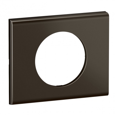 Plaque de finition - 1 Poste - Nickel sombre satin� - Legrand C�liane CP2201