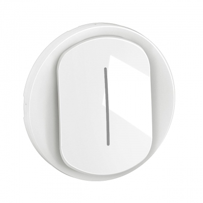 Enjoliveur - Pour permutateur � voyant - Blanc - Legrand C�liane CB1005
