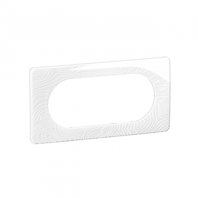 Plaque de finition - 4 � 5 Modules - Blanc relief - Legrand C�liane CP0608