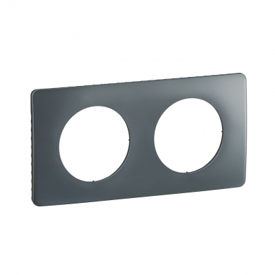 Plaque de finition - 2 Postes - Bleu orage - Legrand C�liane CP0902