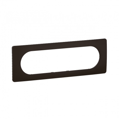 Plaque de finition - 6 � 8 Modules - Noir mat - Legrand C�liane CP0111