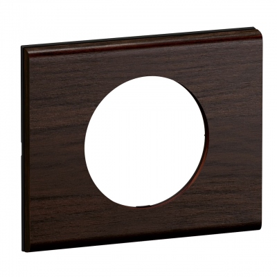 Plaque de finition - 1 Poste - Fr�ne wengu� - Legrand C�liane CP2501