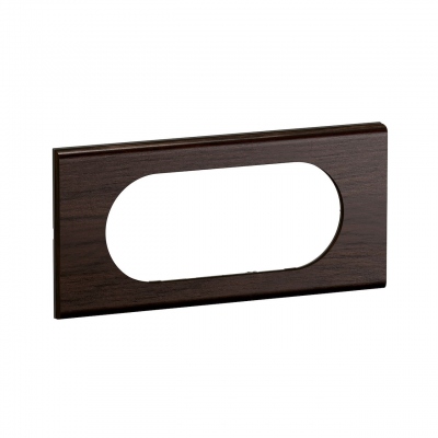 Plaque de finition - 4 � 5 Modules - Fr�ne wengue - Legrand C�liane CP2508