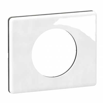Plaque de finition - 1 Poste - Porcelaine de Limoges - Legrand C�liane CP2301