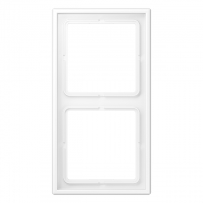 Cadre - 2 Postes - LS - Blanc Mat - Jung Ls990 LS982WWM