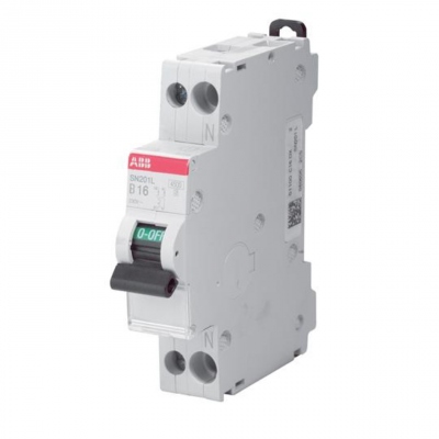 Disjoncteur Phase + Neutre - A vis - 4A - 4.5 kA - ABB 470232