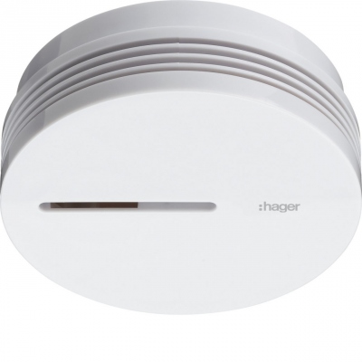 D�tecteur de fum�e - Alarme Radio - Lithium - 10 ANS - Hager TG600AL