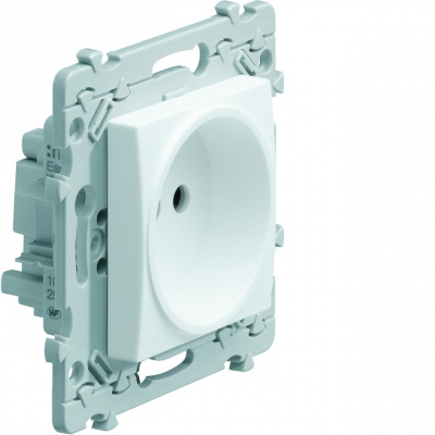 Prise de courant 2 p�les 16 amp�res connexion � vis Hager Essensya