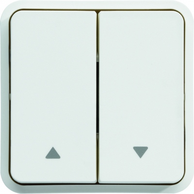 interrupteur volet roulant Hager Cubyko composable blanc