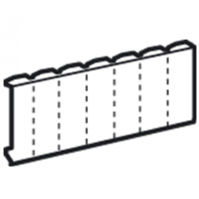 Legrand obturateur 18 modules blanc pour tableau �lectrique