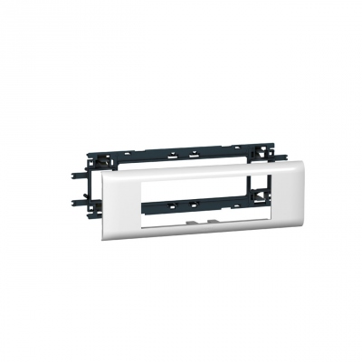 Support 6 modules Mosaic pour goulotte DLP avec couvercle de 65 mm - Legrand 010956