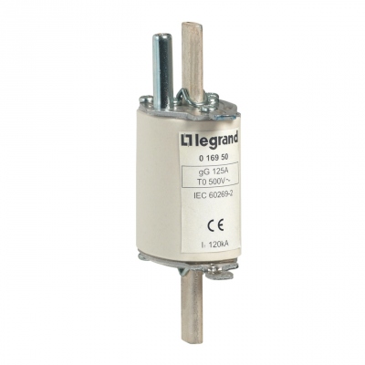 Cartouche Industrielle � couteaux - Taille 0 - 160 Amp�res - Type gG HPC - Avec percuteur