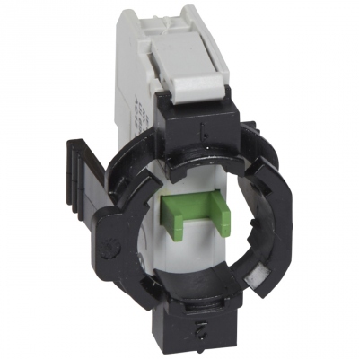 Sous ensemble bloc - 1 NO + �trier 1 poste - A vis - T�te non lumineuse