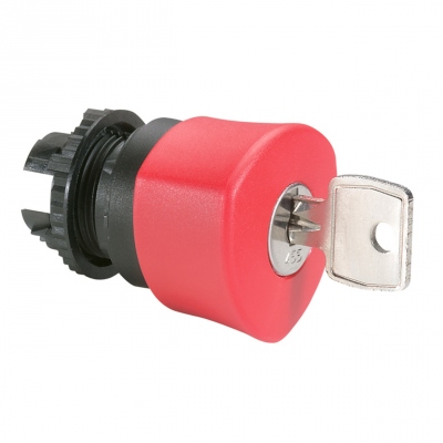 T�te non lumineuse coup de poing coupure d'urgence Pousser / Tourner - A cl�