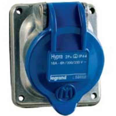 Prise tableau - 32 Amp�res - 3P+T - IP44 - Bleu - Legrand Hypra 052733