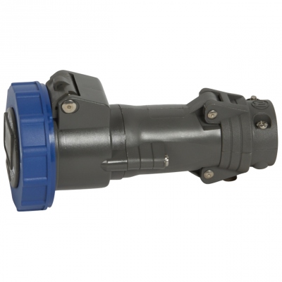 Prise droite femelle 32 Amp�res 2P+T IP55 bleu - Legrand Hypra 053076