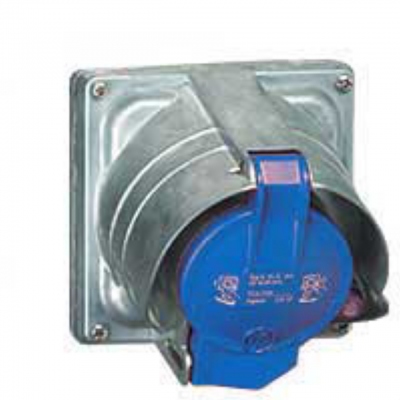 Prisinter fixe 63 Amp�res 2P+T IP44 bleu - Legrand Hypra 053812