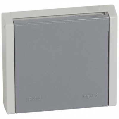 Socle  encastrer prise tanche 3P+T 20A Legrand Plexo Gris