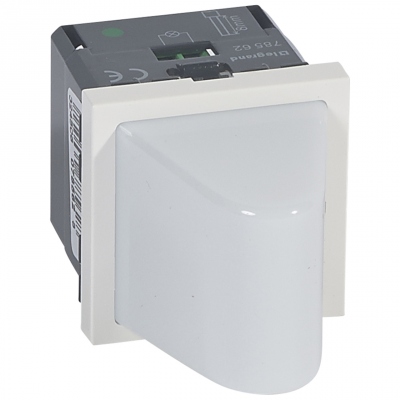 Hublot 12-24V 2 modules vert Legrand Mosaic