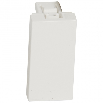Obturateur 1 module blanc Legrand Mosaic Antimicrobien